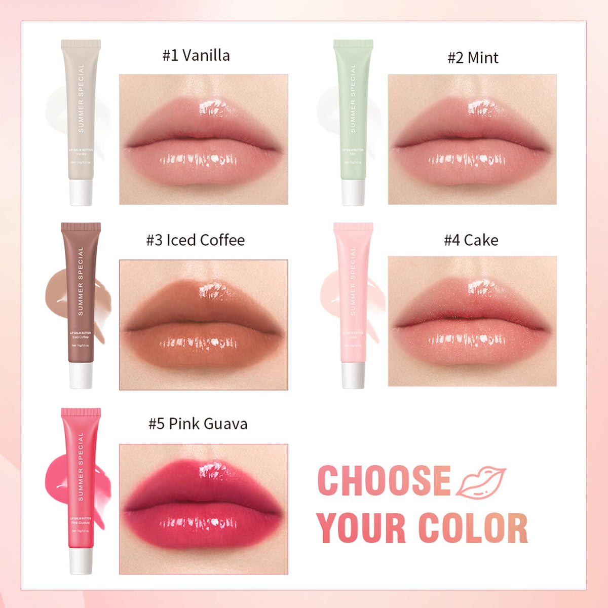 Eudivine vanilla lip butter open showing smooth texture for silky hydration
