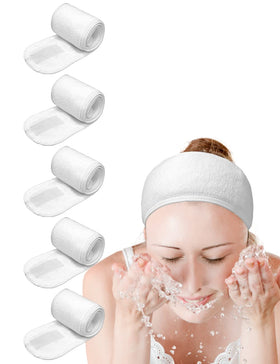 EUICAE front view of white headband pack showing clean presentation and portability