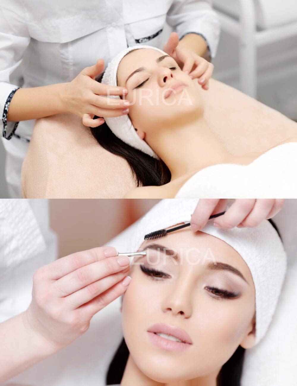 EUICAE headband placed in spa setting conveying professional hygiene and comfort