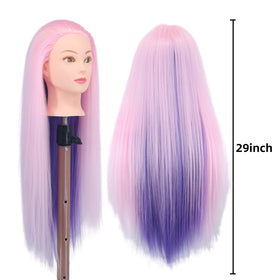 Eumos close-up of hair length demonstrating 20-inch strands for styling