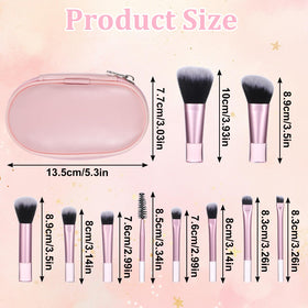 EupHHonycs full set arranged to show ten brushes for complete routines