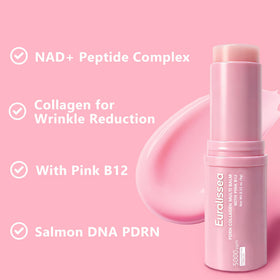 Euralissea balm stick close-up showing smooth applicator for precise, mess-free use