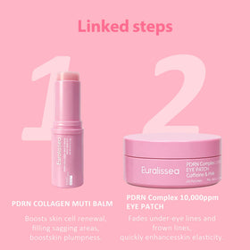 Euralissea balm texture swiped on skin illustrating instant hydration and smoothing