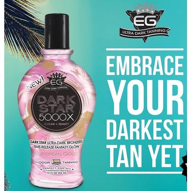 European Gold applied on legs in tanning bed demonstrating even bronzing benefit