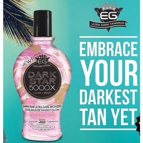 European Gold applied on legs in tanning bed demonstrating even bronzing benefit