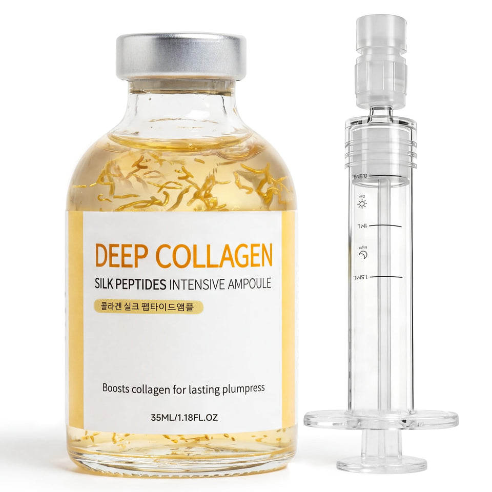 Eustofeyce front packaging showing ampoule and clear cap, conveys premium hydration