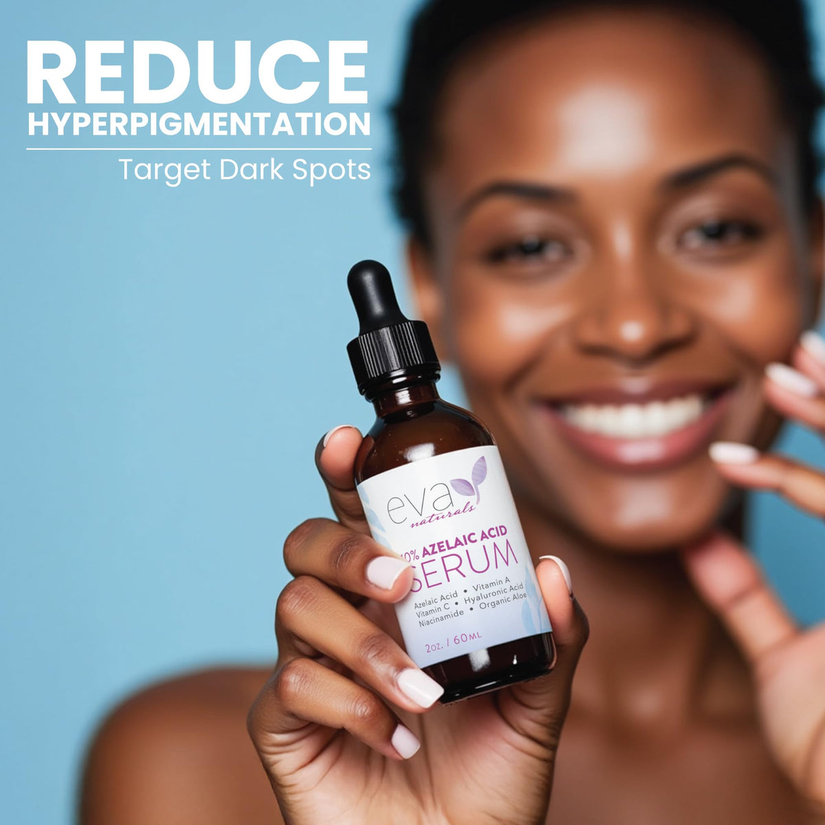 Eva Naturals serum paired with moisturizer showing compatible layering benefits