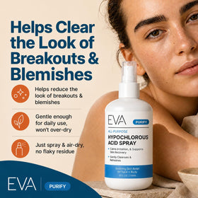 Eva Naturals application on shoulder and arm for body refresh benefit