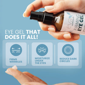 Eva Naturals gel texture close-up demonstrating fast absorption benefit