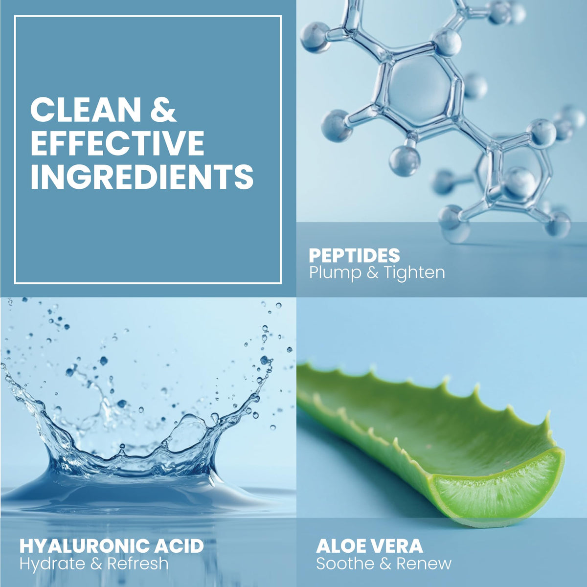 Eva Naturals in a nighttime routine setting showing calming skin prep benefit