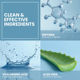 Eva Naturals in a nighttime routine setting showing calming skin prep benefit