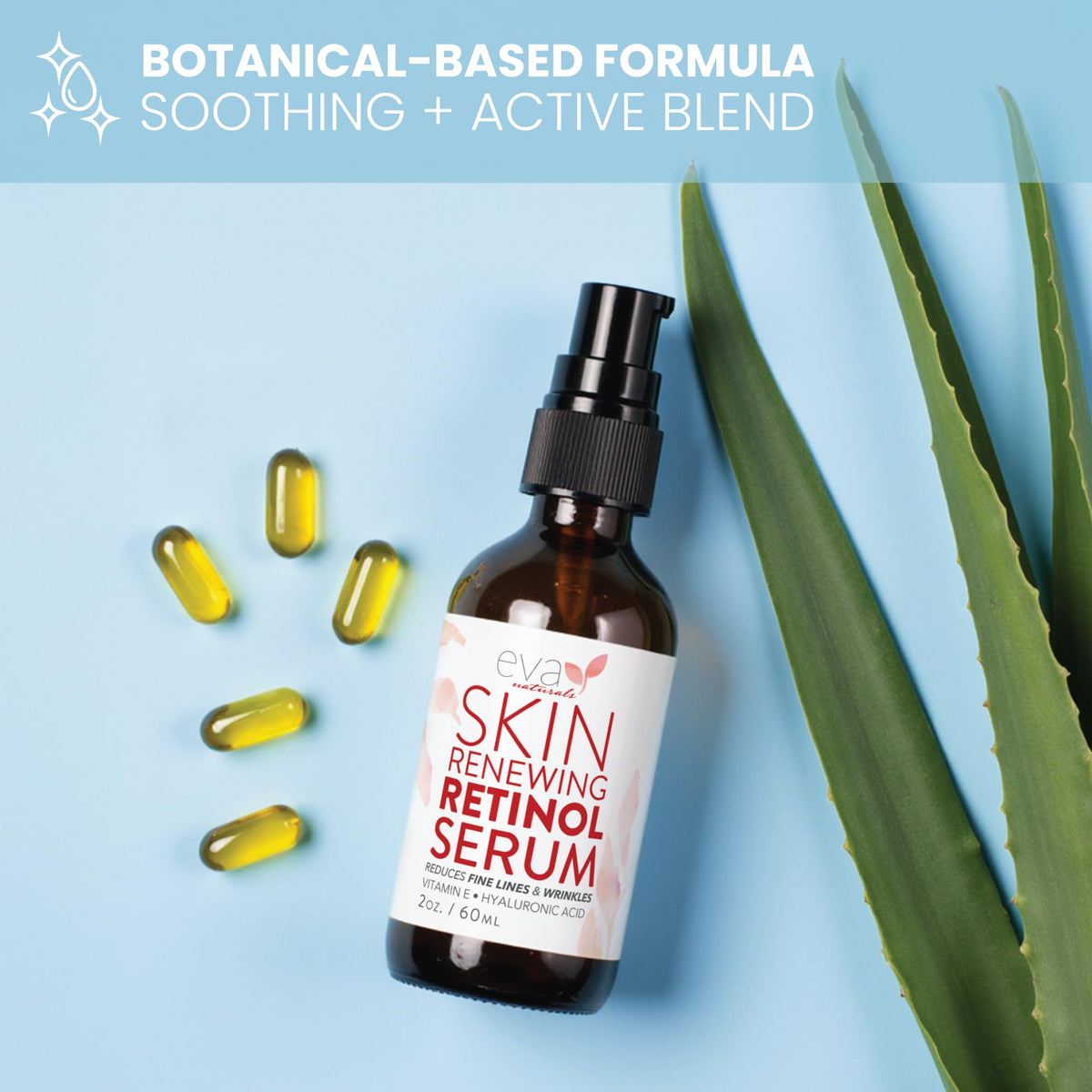 Eva Naturals encapsulated retinol microcapsules detail for gentle delivery