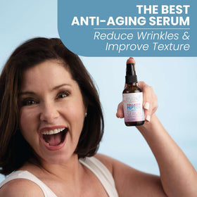 Eva Naturals texture close-up showing lightweight, fast-absorbing serum