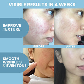 Eva Naturals lightweight serum texture on hand for fast absorption benefit