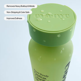 EVA·NYC bottle staged in bathroom to show lifestyle use benefit