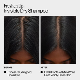 EVA·NYC texture on hair strand demonstrating invisible finish and no white cast
