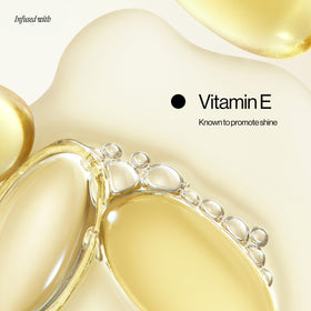 EVA·NYC hair finish close-up highlighting glossy, non-sticky texture for shine