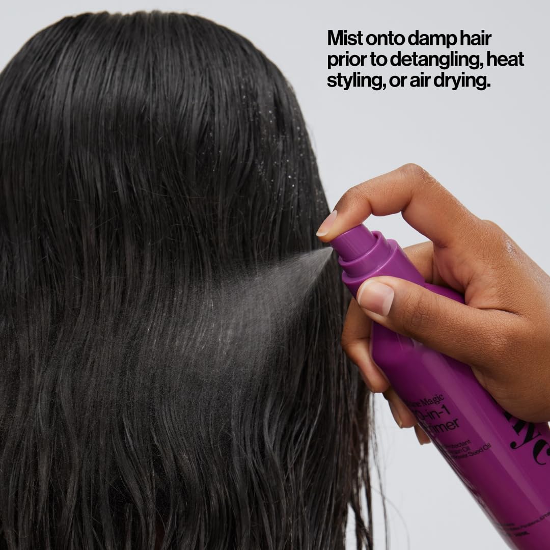 EVA·NYC argan oil close-up highlighting smoothing ingredient for frizz control