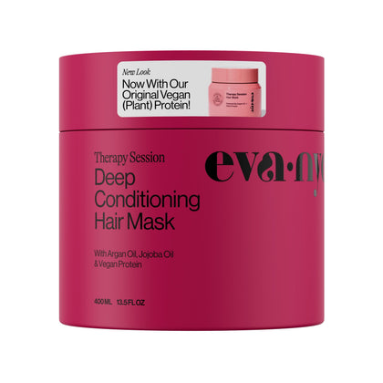 EVA·NYC front packaging showing the 13.5 fl oz jar and benefits