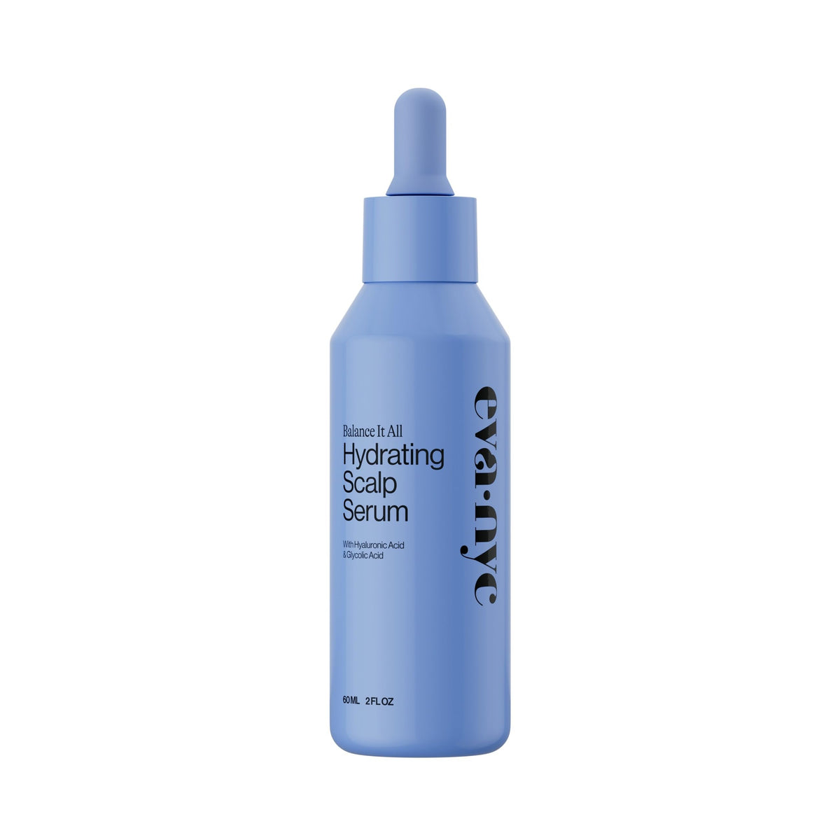 EVA·NYC front packaging showing serum bottle and travel size benefit