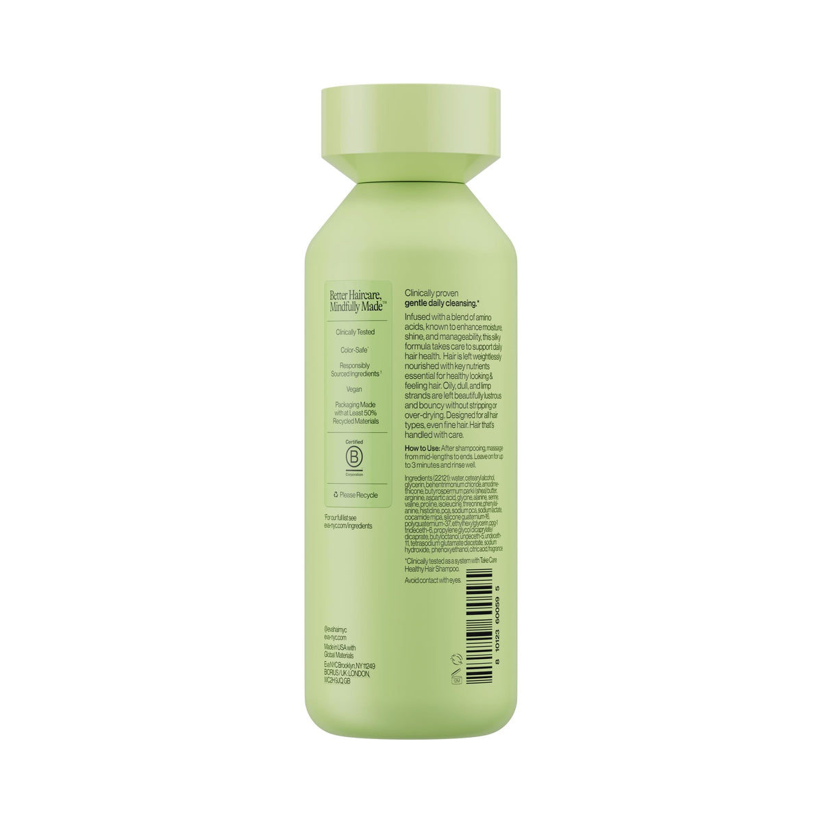 Eva NYC texture close-up of creamy conditioner demonstrating weightless conditioning