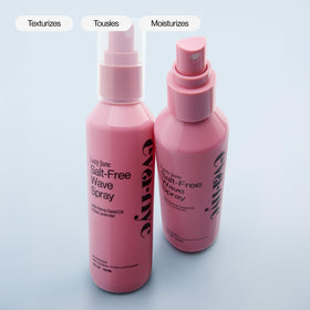 EVA·NYC texture spray applied to hair creating soft, tousled waves