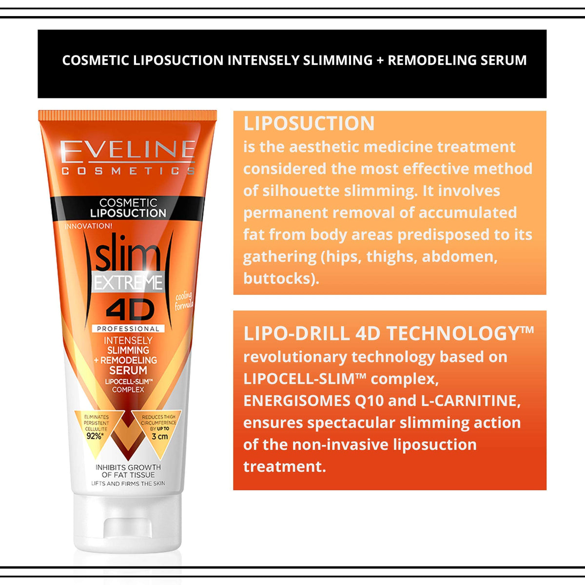 EVELINE COSMETICS pump dispenser detail for precise measured application