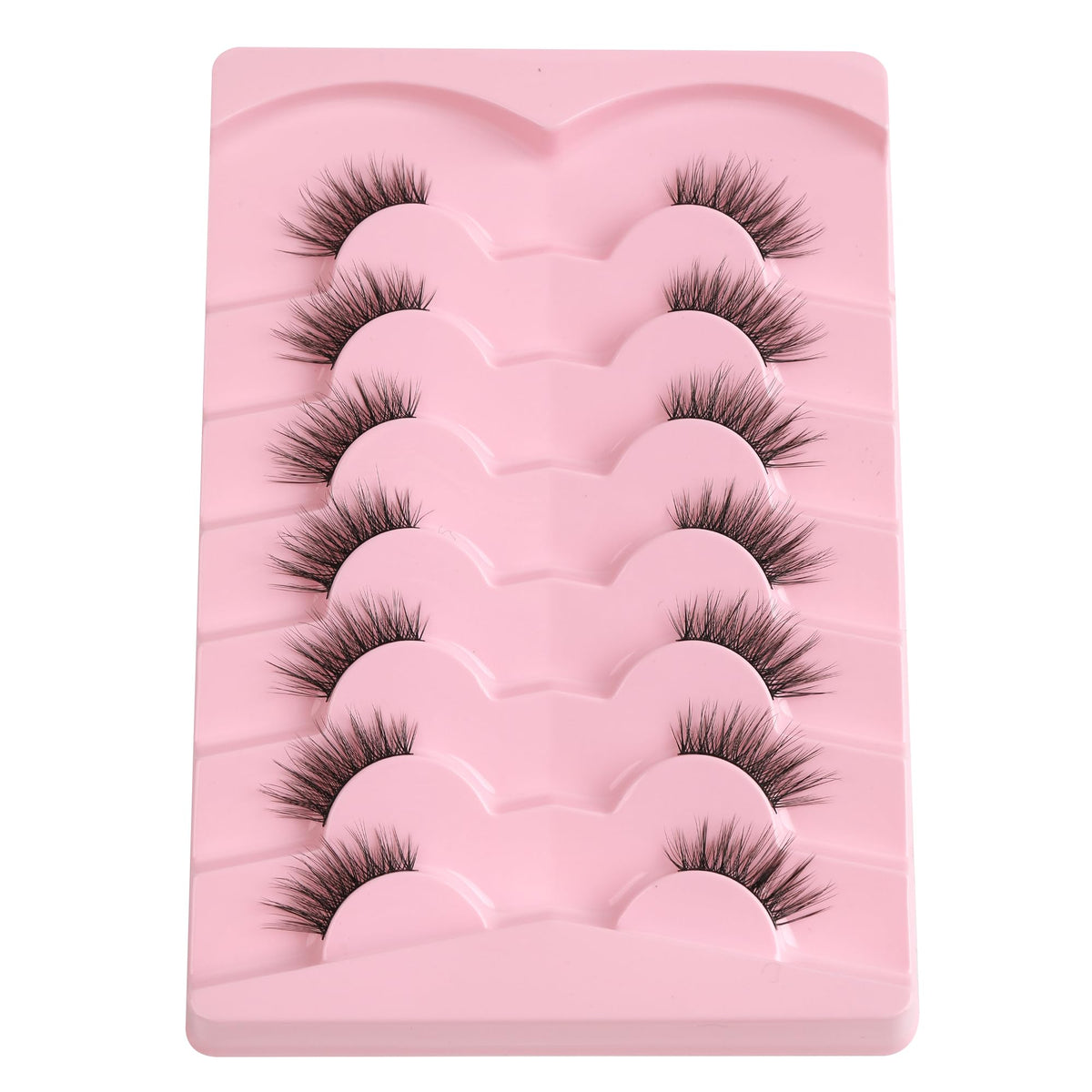 EVENTILL lashes stored in tray preserving shape and reuse