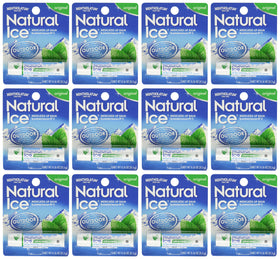 Ever Ready First Aid Natural Ice front packaging showing 12 tubes and branding benefit