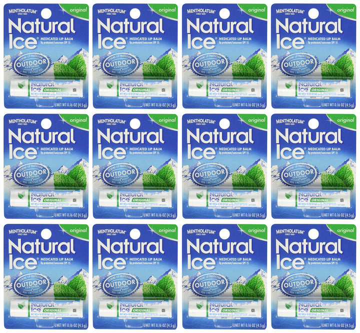 Ever Ready First Aid Natural Ice front packaging showing 12 tubes and branding benefit