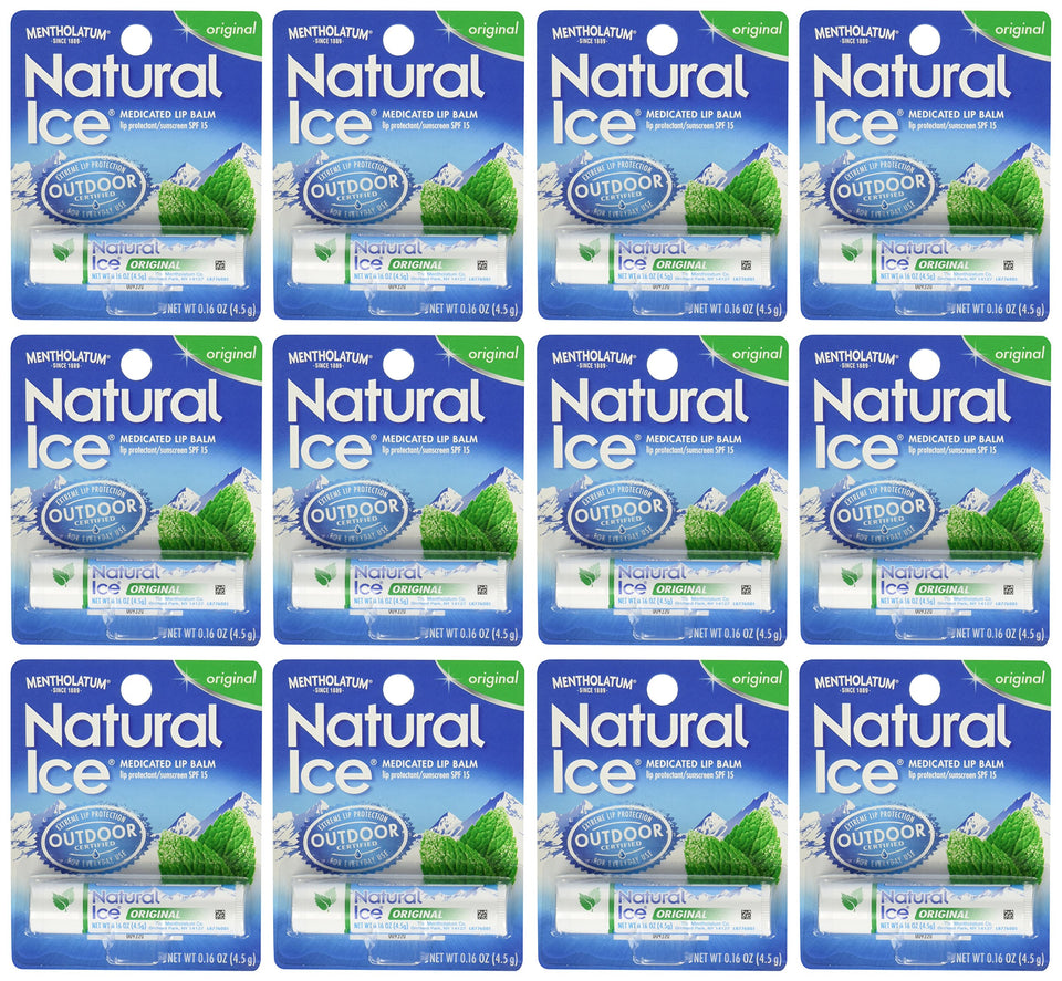 Ever Ready First Aid Natural Ice front packaging showing 12 tubes and branding benefit