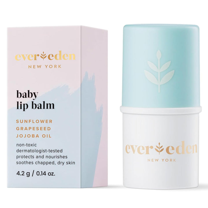 Evereden front packaging showing compact fragrance-free balm benefit: portable protection