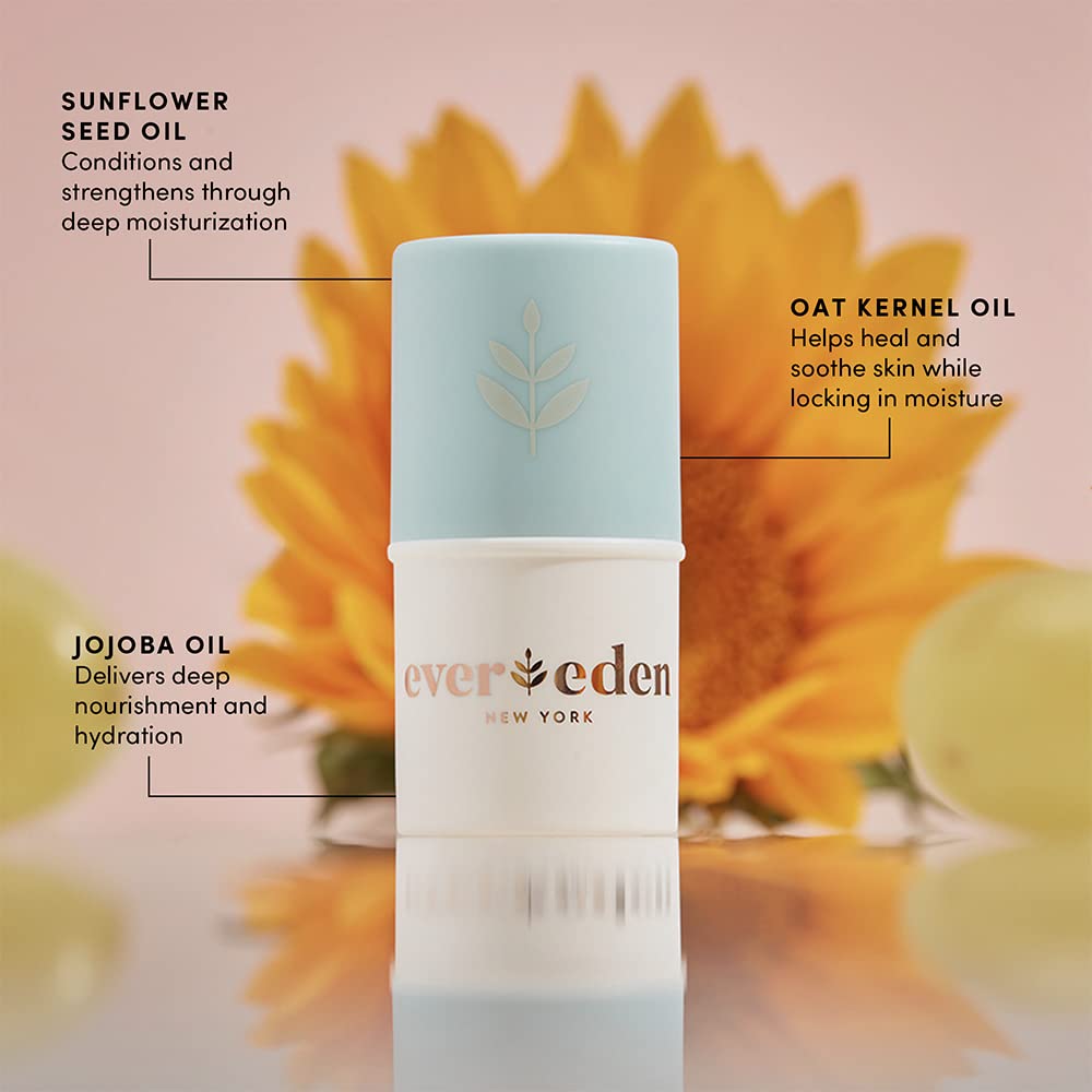 Evereden open tube with creamy texture demonstrating smooth application benefit