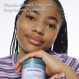 Evereden child applying cream outdoors showing protection and easy daily use