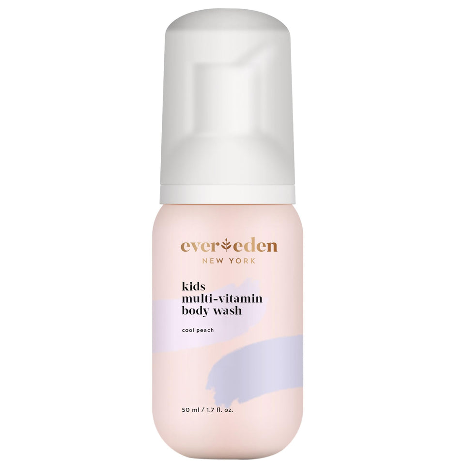Evereden front packaging showing 1.69 fl oz travel size and gentle formula