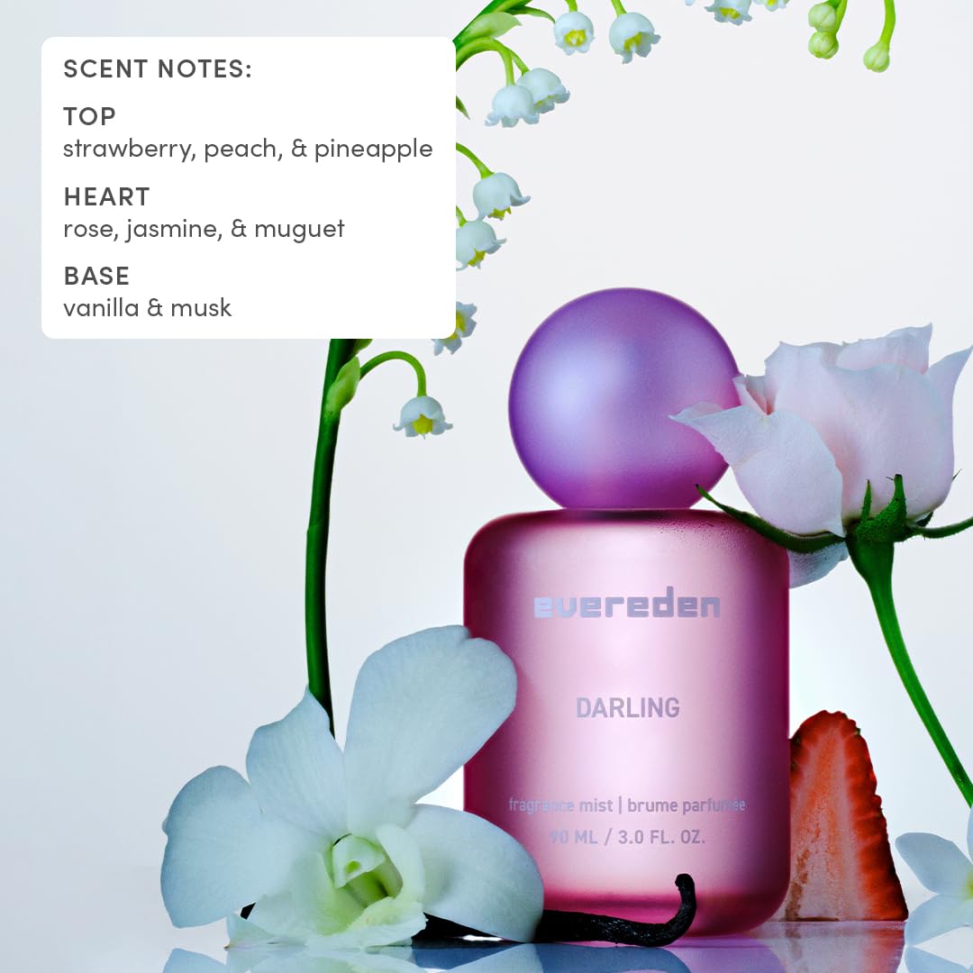 Evereden Darling bottle in hand to show size and easy portability benefit