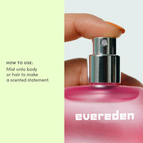 Evereden Darling scent notes with strawberries, rose, and vanilla for sweet balance