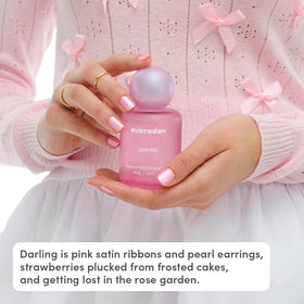 Evereden Darling mist on skin highlighting gentle, non-greasy texture
