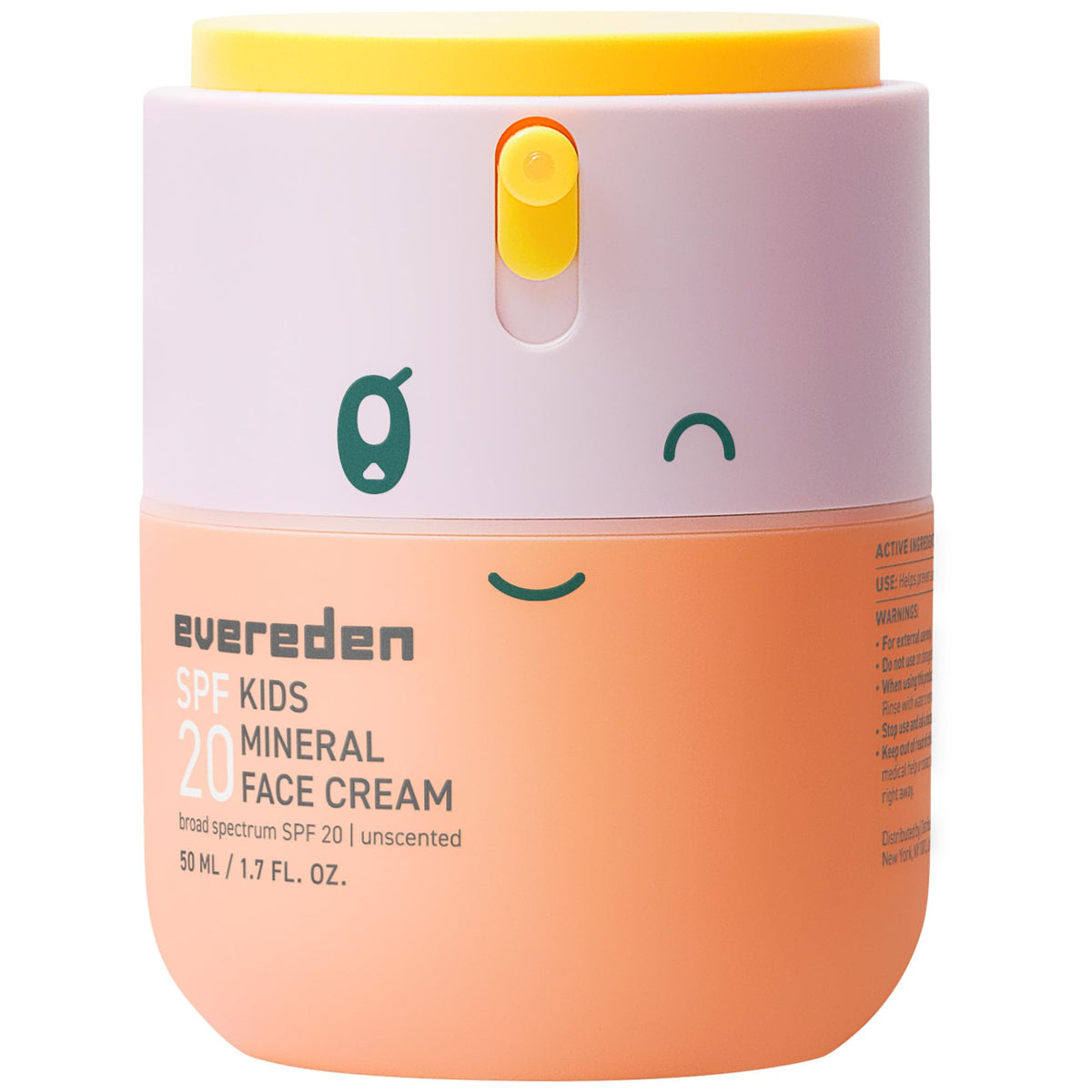 Evereden front packaging showing SPF 20 benefits for daily protection