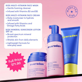 Evereden face cream tube open with visible texture for lightweight hydration