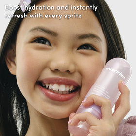 Evereden face mist label closeup highlighting clean, dermatologist‑tested formula