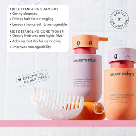 Evereden face wash pump close-up showing gentle cleanser texture and quick rinsing benefit