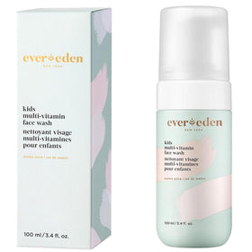 Evereden front packaging showing bottle and melon scent, gentle cleansing benefit