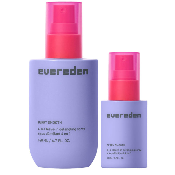 Evereden front packaging showing detangler set and benefits