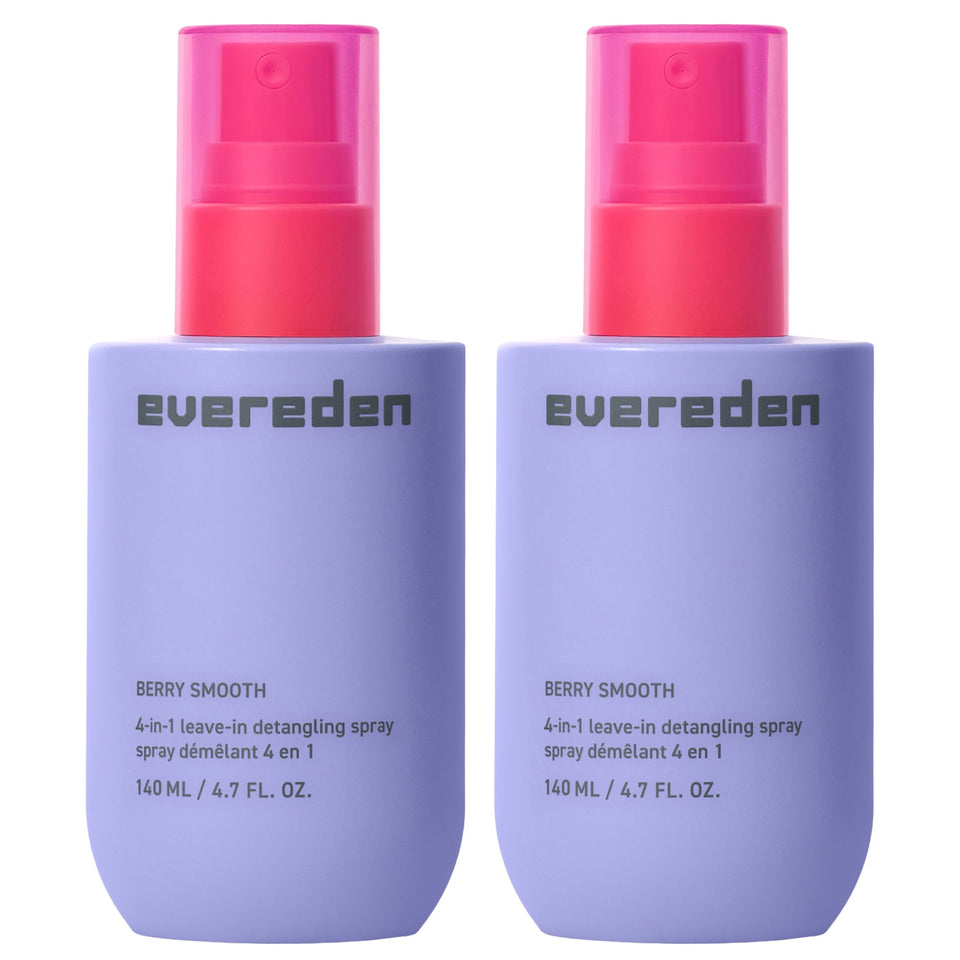 Evereden front packaging of detangler spray showing label and pack benefit