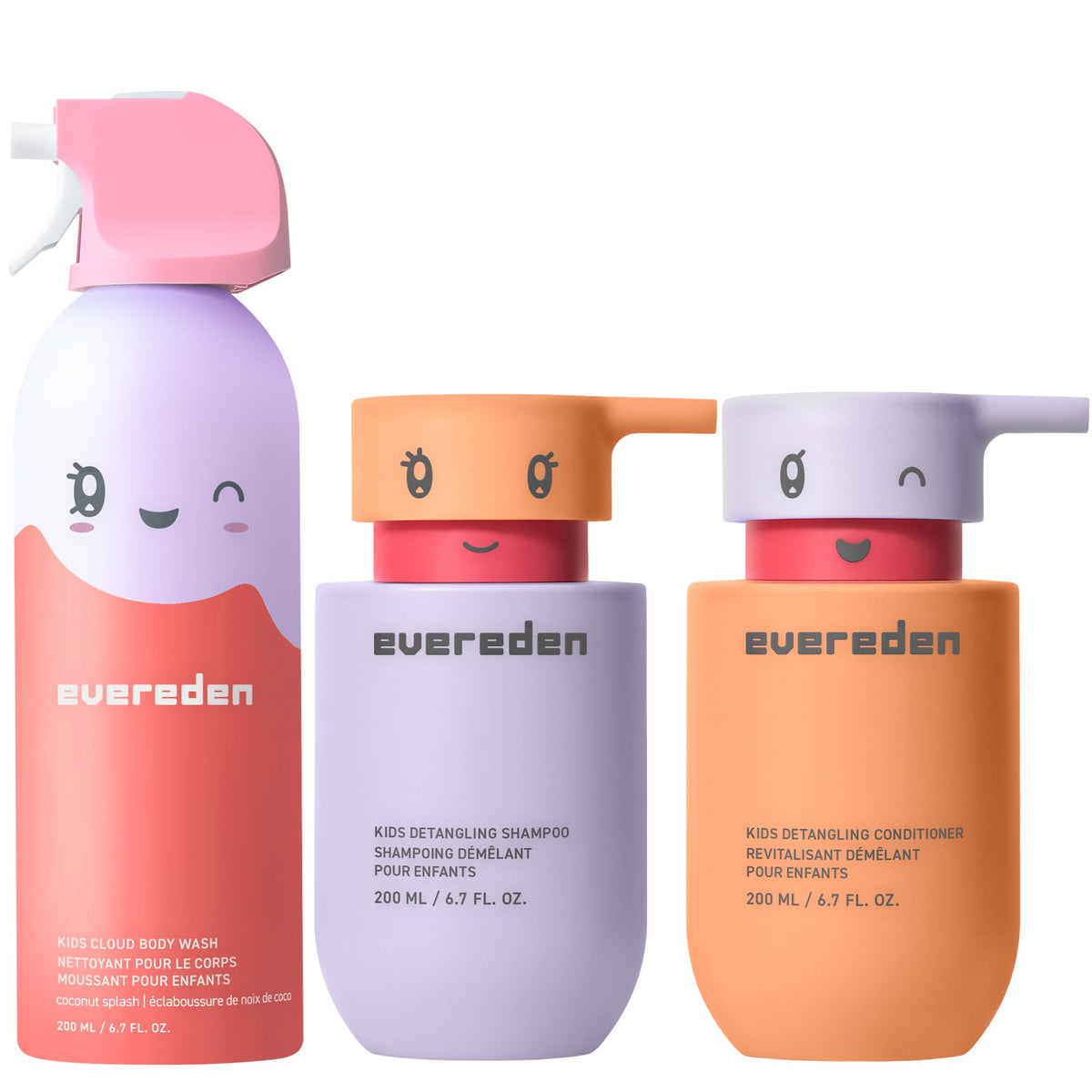 Evereden front packaging of trio showing bottles and benefits