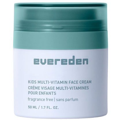 Evereden front tube face cream showing label and travel-friendly size benefit
