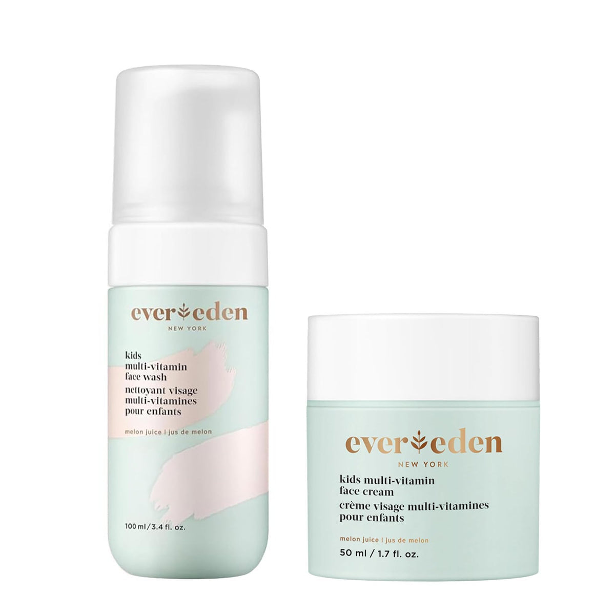 Evereden front packaging showing both products and benefit of gentle care