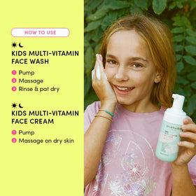 Evereden face wash pump closeup highlighting easy dispensing and safety