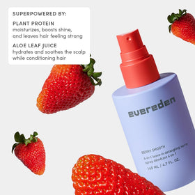 Evereden ingredient label close-up highlighting clean formulation